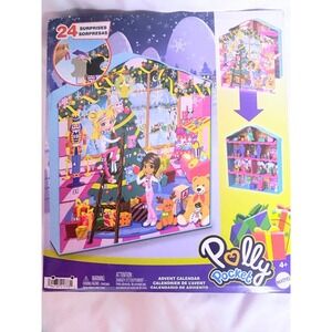 Polly Pocket Advent Calendar Playset With 24 Surprises For Ages 4+ By Mattel